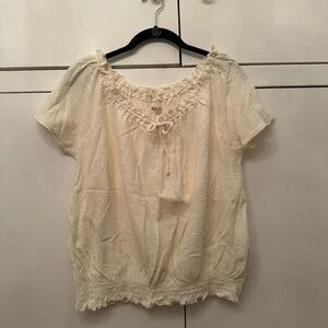 Madewell Women's Cream Top
